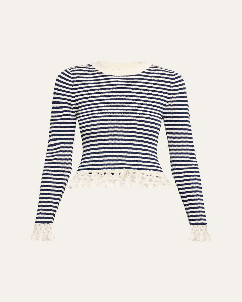 Addy Stripe Long-Sleeve Top